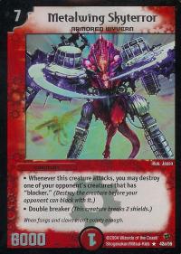 Metalwing Skyterror Version 2 - Evo-Crushinators of Doom