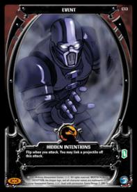 Hidden Intentions - Mortal Kombat Rd 1