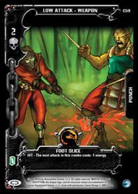 Foot Slice - Mortal Kombat Rd 1