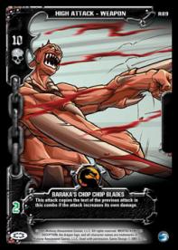 Baraka's Chop Chop Blades - Mortal Kombat Rd 1