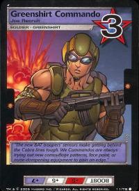 Greenshirt Commando, Joe Recruit - Armored Strike