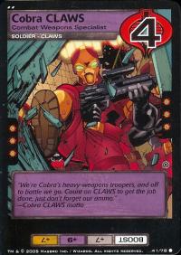 Cobra CLAWS, Combat Weapons Specialist - Armored Strike