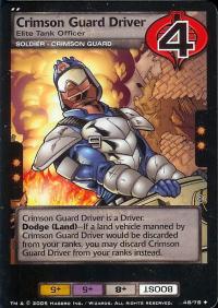 Crimson Guard Driver, Elite Tank Officer - Armored Strike