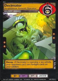 Decimator, Amphibious Assault Operator - Armored Strike