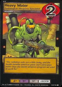 Heavy Water, Radiological Weapons Specialist - Armored Strike