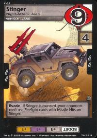 Stinger, Night-Attack Jeep - Armored Strike