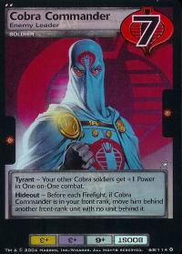 Cobra Commander, Enemy Leader - Base Set