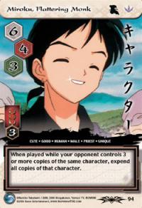 Miroku, Flattering Monk - Shimei