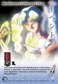 Sesshomaru's Poisoned Claw - Tetsusaiga