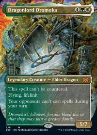 Dragonlord Dromoka (376) (Borderless) - Double Masters 2022 (Collector Cards)