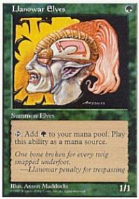 Llanowar Elves - Fifth Edition