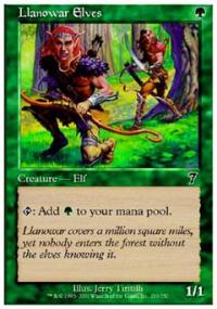 Llanowar Elves - 7th Edition