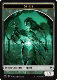 Spirit Token (Colorless) - Masters 25