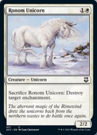 Ronom Unicorn - Commander: Adventures in the Forgotten Realms