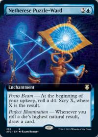 Netherese Puzzle-Ward (Extended Art) - Commander: Adventures in the Forgotten Realms (Collector Cards)