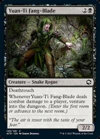 Yuan-Ti Fang-Blade - Adventures in the Forgotten Realms