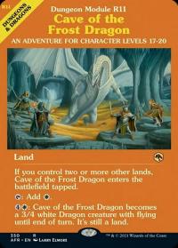 Cave of the Frost Dragon (Showcase) - Adventures in the Forgotten Realms (Collector Cards)