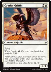 Courier Griffin - Battle For Zendikar