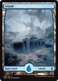Island (259) (Full Art) - Battle For Zendikar