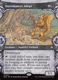 Osteomancer Adept (312) (Showcase) - Bloomburrow (Collector Cards)