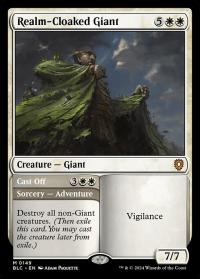 Realm-Cloaked Giant - Commander: Bloomburrow