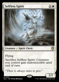 Selfless Spirit - Commander: Bloomburrow