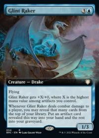 Glint Raker (Extended Art) - Commander: Brothers' War (Collector Cards)