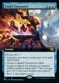 Urza's Command (Extended Art) - The Brothers' War (Collector Cards)