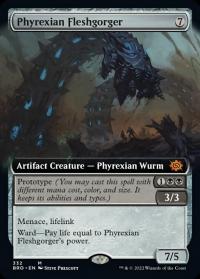 Phyrexian Fleshgorger (Extended Art) - The Brothers' War (Collector Cards)