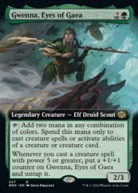 Gwenna, Eyes of Gaea (Extended Art) - The Brothers' War (Collector Cards)