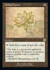 Gilded Lotus (080) (Schematic) - BRO: Retro Artifacts (Collector Cards)