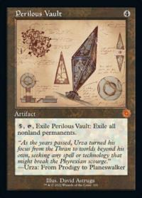 Perilous Vault (101) (Schematic) - BRO: Retro Artifacts (Collector Cards)