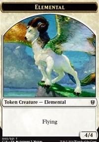 Elemental // Soldier Double-Sided Token - Commander 2016