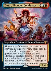 Zaffai, Thunder Conductor - Commander 2021 (Extended Art)