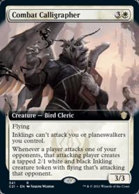 Combat Calligrapher - Commander 2021 (Extended Art)