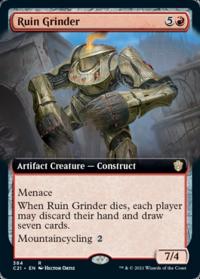 Ruin Grinder - Commander 2021 (Extended Art)