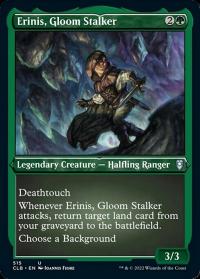 Erinis, Gloom Stalker (515) (Foil Etched) - Commander Legends: Battle for Baldur's Gate (Collector Cards)