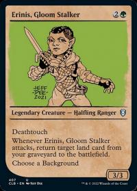 Erinis, Gloom Stalker (407) (Showcase) - Commander Legends: Battle for Baldur's Gate (Collector Cards)