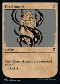 Fire Diamond (445) (Showcase) - Commander Legends: Battle for Baldur's Gate (Collector Cards)