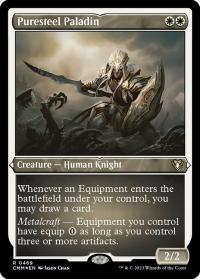 Puresteel Paladin (0469) (Foil Etched) - Commander Masters (Collector Cards)