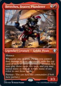 Breeches, Brazen Plunderer (Foil Etched) - Commander Legends (Collector Cards)