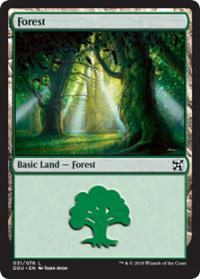 Forest (31) - Duel Decks: Elves vs. Inventors