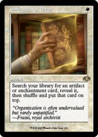 Enlightened Tutor (263) (Retro Frame) - Dominaria Remastered (Collector Cards)