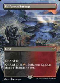 Sulfurous Springs (Borderless) - Dominaria United (Collector Cards)