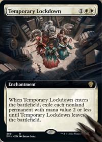 Temporary Lockdown (Extended Art) - Dominaria United (Collector Cards)