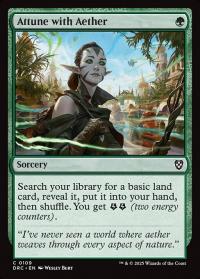 Attune with Aether - Commander: Aetherdrift