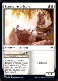 Lonesome Unicorn - Throne of Eldraine