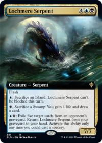 Lochmere Serpent (Extended Art) - Throne of Eldraine (Collector Cards)