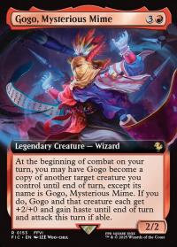 Gogo, Mysterious Mime (153) (Extended Art) - Commander: Final Fantasy (Collector Cards)