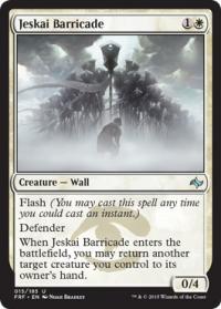 Jeskai Barricade - Fate Reforged